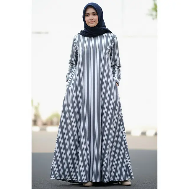 9 Model Gamis Simple Kekinian untuk Cewek Tomboy, Nyaman dan Modis