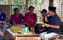 Bintang 4 TNI AU Ngopi Bareng Warga di Gubuk, Nikmat Banget Disuguhi Durian dan Campedak