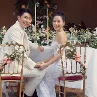 Foto pernikahan Hyun Bin dan Son Ye Jin. (Foto: Isntagram Stories yejinhand)