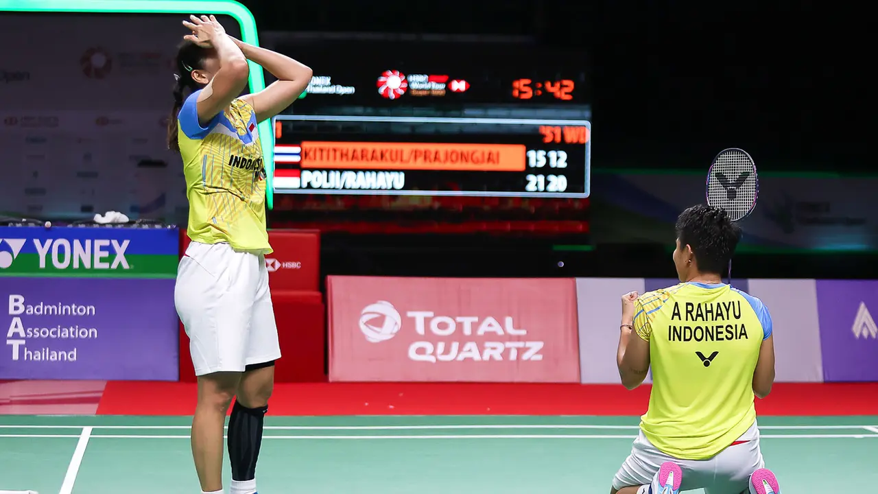 FOTO: Bungkam Wakil Tuan Rumah, Greysia / Apriyani Juara Thailand Terbuka