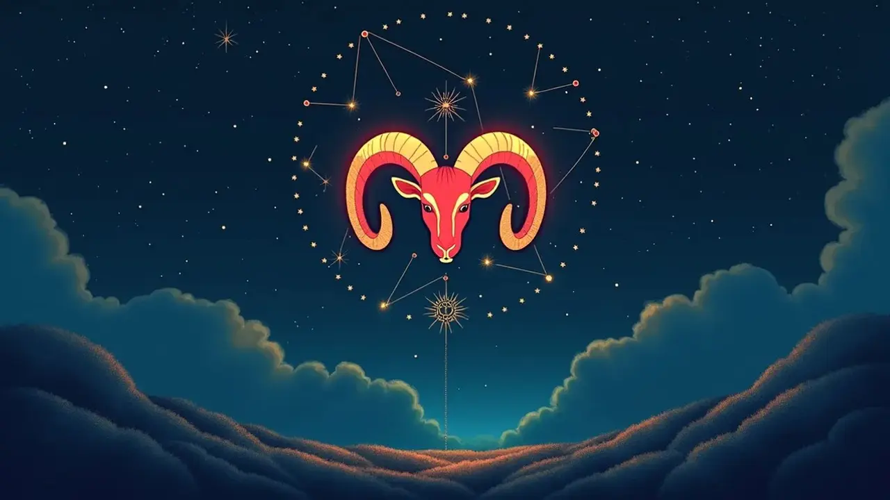 logo zodiak aries (sumber: AI generated)