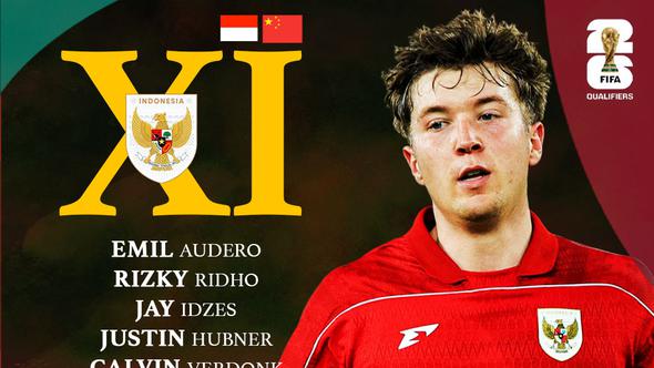 <p>Starting XI - Timnas Indonesia Vs China (Bola.com/Adreanus Titus)</p>