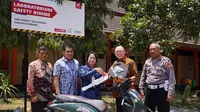 Peresmian Safety Riding Laboratorium Astra Honda di SMK Negeri 1 Bulakamba, Brebes, Jawa Tengah