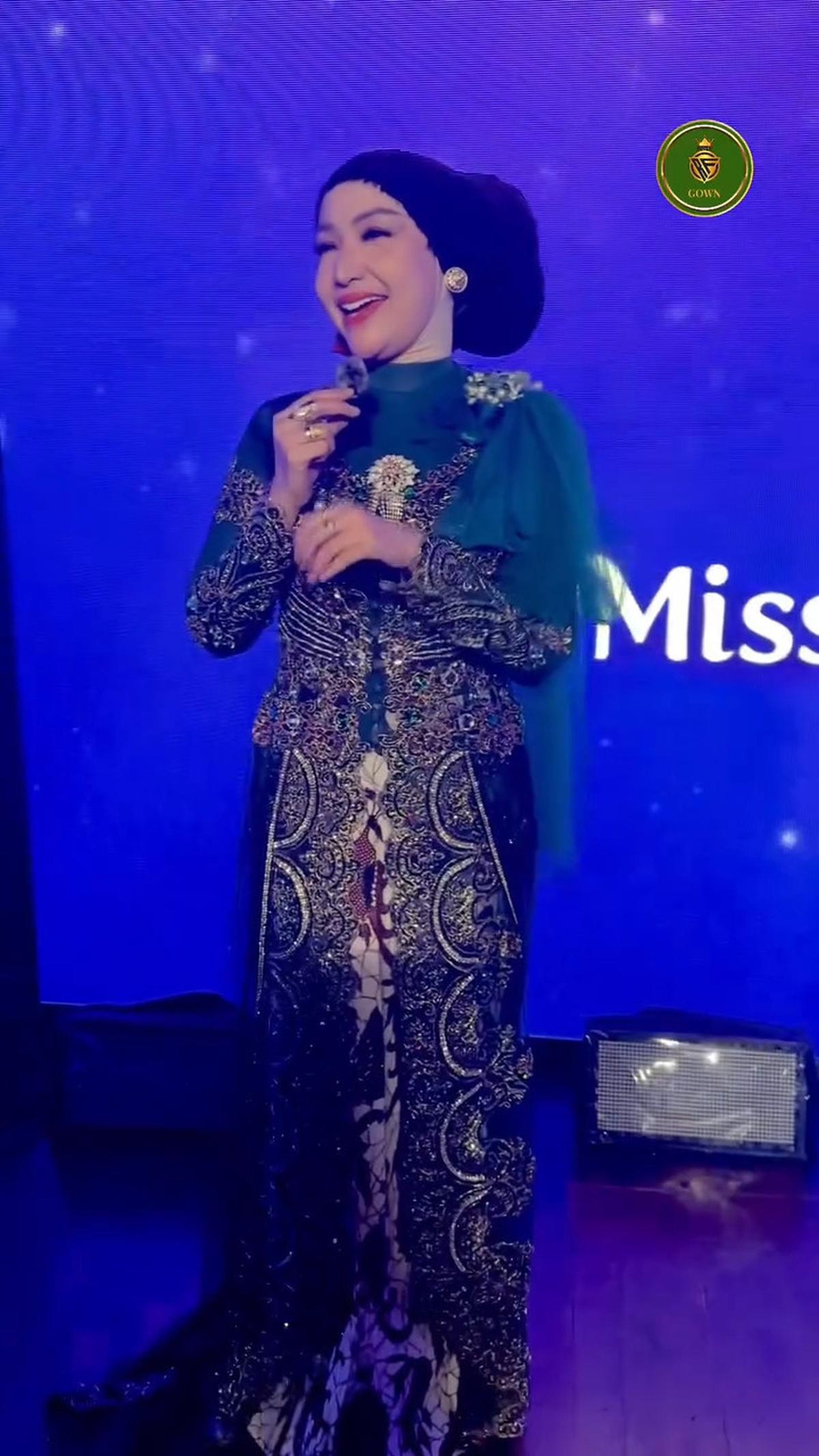 Potret Roro Fitria Hadiri Grand Final Miss Nusantara 2024, Pakai Kebaya Hijau Menyala
