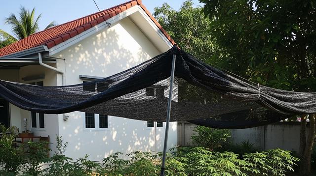 Desain Pekarangan Rumah untuk Menanam Singkong (AI)