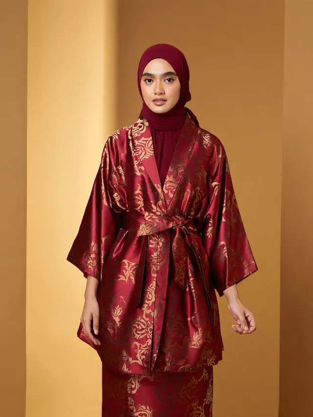 Gamis Brokat Blazer Pesta