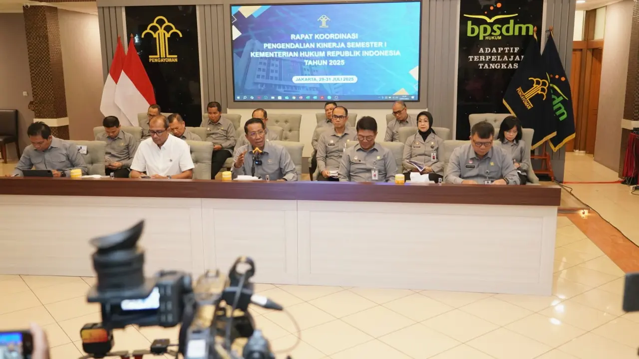 Menteri Hukum (Menkum) Supratman Andi Agtas Paparkan Capaian Kerja Program Prioritas Prabowo