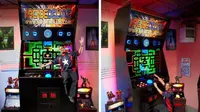 Jason Camberis dan mesin game arcade buatannya (sumber : dailymail.co.uk)