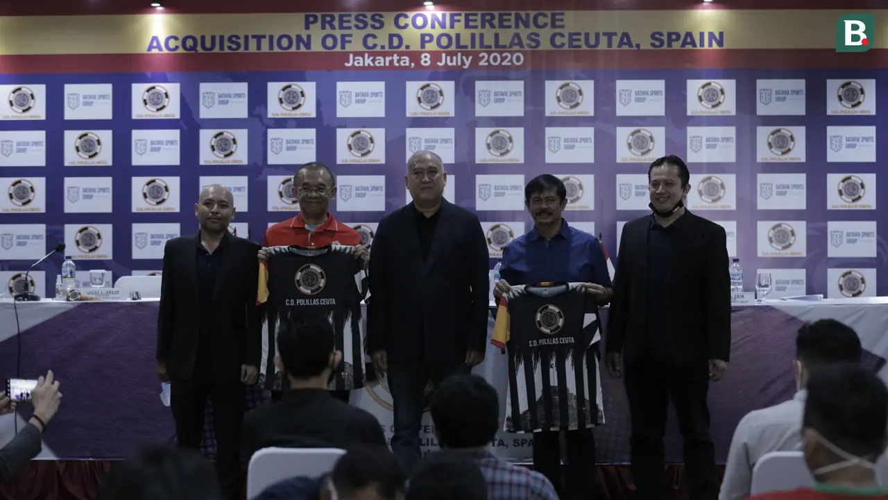 Batavia Sports Group (BSG) resmi mengakuisisi klub Spanyol, C.D. Polillas Ceuta. Pengumuman pembelian ini digelar di Graha BIP, Jakarta, Rabu (8/7/2020).