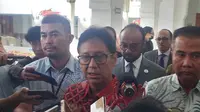 Menteri Kesehatan RI, Budi Gunadi Sadikin (Kiri), dan Pj Gubernur Jabar Bey Macmudin (Kanan), saat kunjungan kerja di Gedung Sate, Kota Bandung, 1 Agustsus 2024.