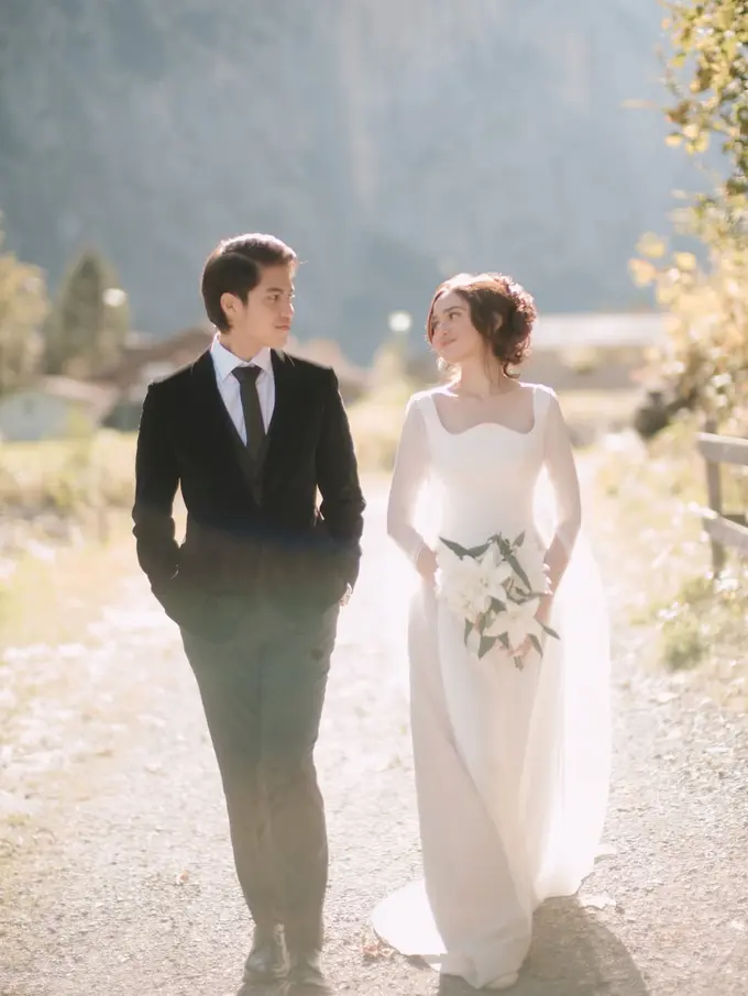 Aura Pengantin Terpancar, Foto Lengkap El Rumi & Syifa Hadju di Swiss Curi Perhatian