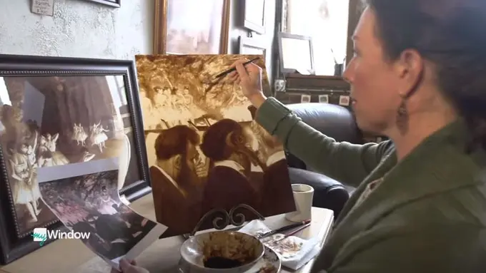 Dilukis Pakai Kopi, 10 Lukisan Ini Bikin Kamu Nggak Ngantuk Lagi!