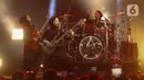 Voice of Baceprot menggeber Festival Musik PestaPora 2024 dengan lagu-lagu cadasnya sekitar pukul 20.30 WIB. (Liputan6.com/Herman Zakharia)