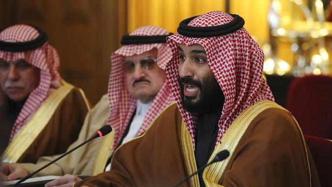 Putra Mahkota Arab Saudi, Mohammed bin Salman. (Dan Kitwood/Pool via AP)