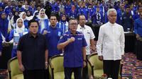 Ketua Umum PAN Zulkifli Hasan bersama Ganjar Pranowo dan Erick Thohir. (Foto: Istimewa).