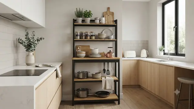 Inspirasi Rak Dapur Multifungsi