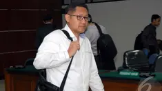 Persidangan Anas Urbaningrum kembali digelar di Pengadilan Tipikor, Jakarta, Senin (7/7/2014) (Liputan6.com/Miftahul Hayat)