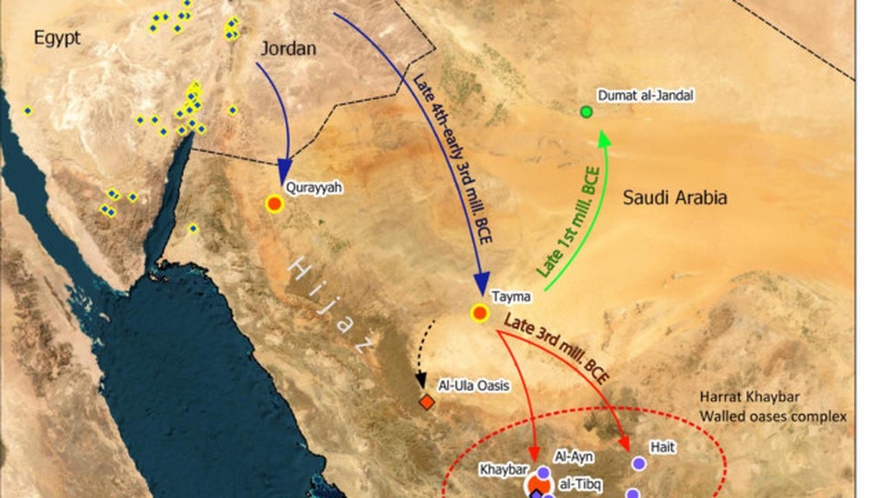 Kota Kuno Misterius Berusia 4000 Tahun Ditemukan di Bawah Oasis Gurun di Arab Saudi