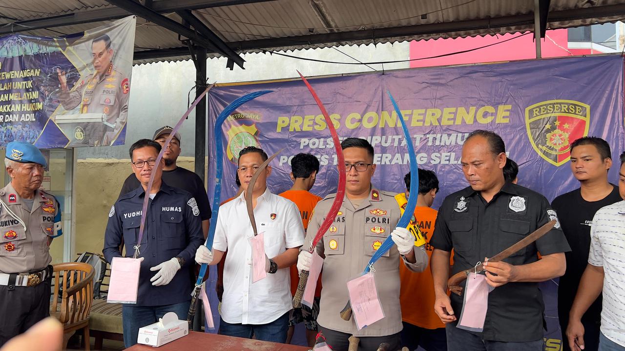 Remaja di Ciputat Meresahkan, Tawuran Bawa Sajam Usai Pakai Narkoba Demi Ego Kelompok