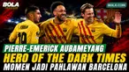 Jurnalis Bola.com mendapat kesempatan mengajukan pertanyaan kepada Pierre-Emerick Aubameyang dalam sesi wawancara bersama LaLiga. Aubameyang mengenang momen saat menjadi pahlawan Barcelona dan sempat mendapat julukan “Hero of The Dark Times” di tengah periode sulit klub.