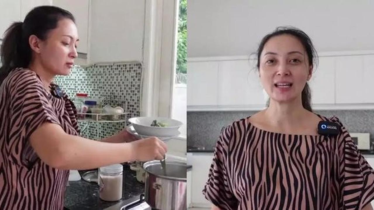 Della Puspita Vakum dari Dunia Entertainment, Cek Kondisi Dapur Mewahnya yang Elegan dan Luas Bikin Melongo