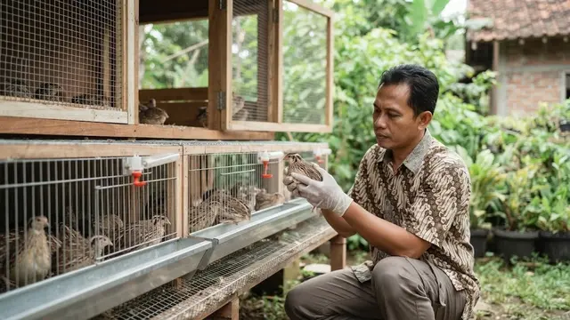 Perawatan Harian dan Jaga Kesehatan Puyuh