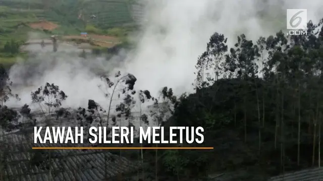 VIDEO: Kawah Sileri Meletus, Warga Panik