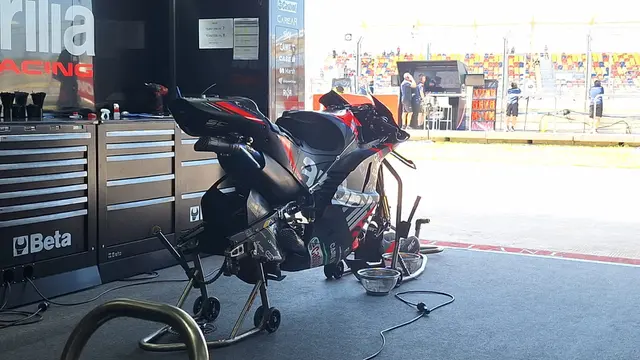 Motor balap Aprilia RS-GP Maverick Vinales (Arief A/Liputan6.com)