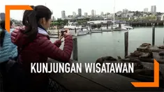 Jumlah wisatawan China yang datang ke Amerika Serikat menurun. Perang dagang jadi salah satu penyebab turunnya jumlah wisatawan.
