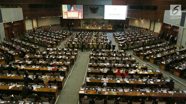 Rapat Paripurna Penetapan Pimpinan DPR dan Susunan Fraksi