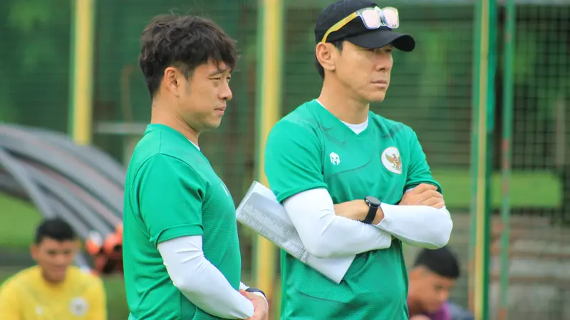 Pelatih Timnas Indonesia U-19, Shin Tae-yong di Kroasia.