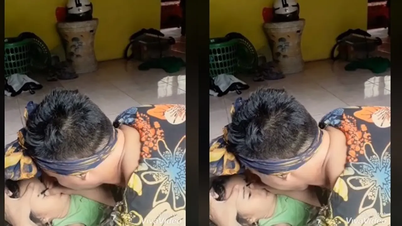 Sang Ayah Lukis Alis Anaknya Agar Terlihat Tebal, Endingnya Bikin Ngakak