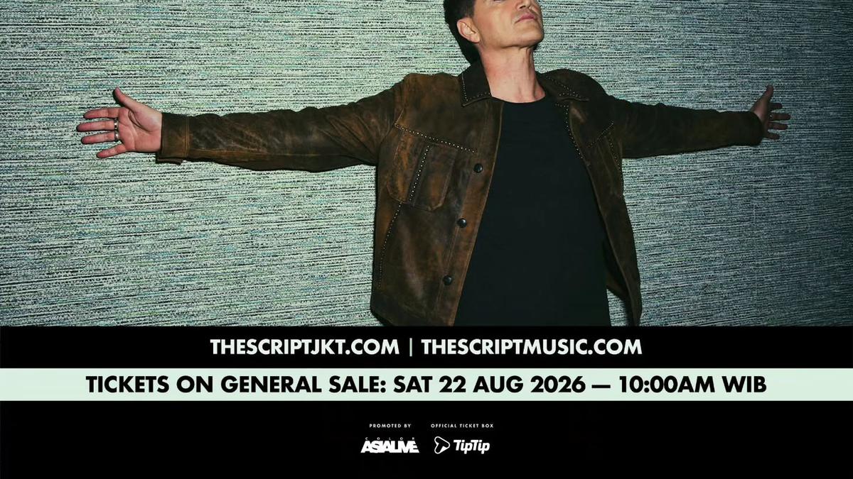 Konser The Script di Indonesia 2027 Digelar 3 April, Tiket Mulai Rp 650 Ribu