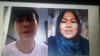 Veronica Tan membagikan video perempuan yang sembuh dari Covid-19 (Dok.Instagam/@veronicatan_official/https://www.instagram.com/p/CFcNARBARRU/Komarudin)