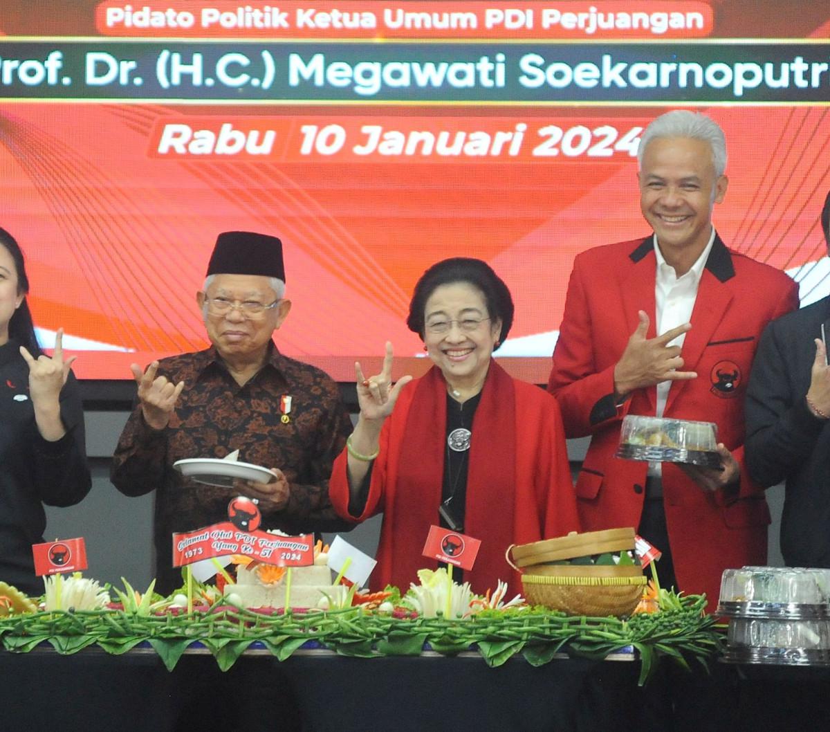 Masduki memastikan, Ma’ruf Amin netral dalam Pilpres 2024. Hal itu dibuktikan Ma’ruf hadir di semua HUT partai politik, bukan hanya PDIP.