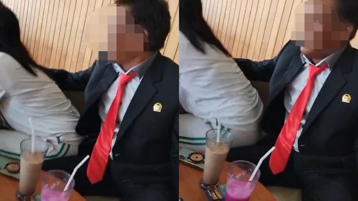 Viral Pria Diduga Anggota DPRD Enrekang Asyik Bermesraan dengan Wanita di Kafe