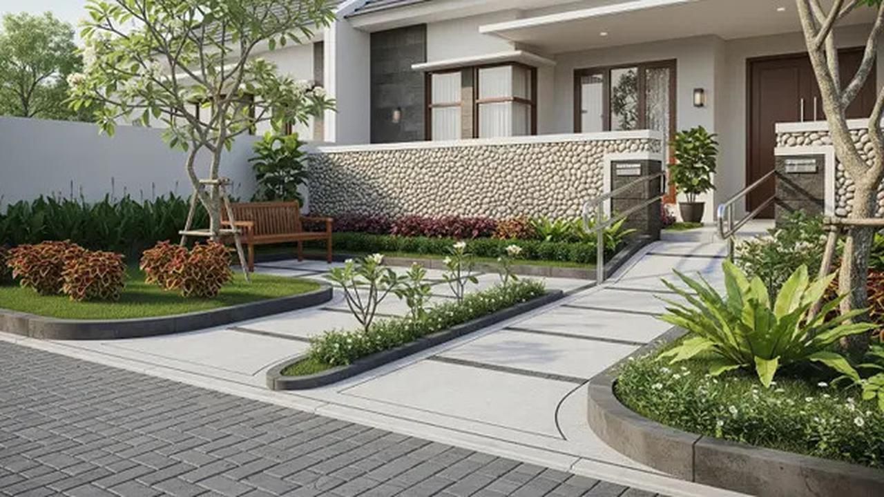 8 Ide Halaman Depan Rumah yang Mudah Dirawat oleh Lansia, Beri Kenyamanan di Keseharian