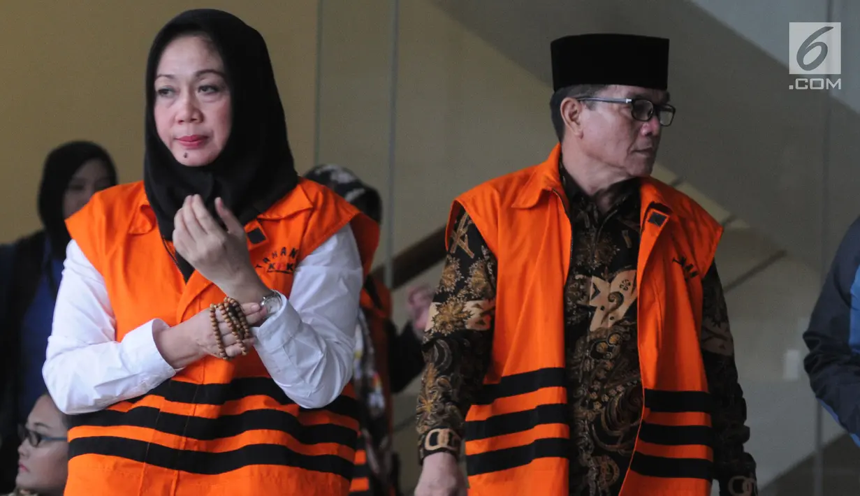 Ketiganya akan menjalani persidangan terkait kasus suap pengadaan pekerjaan infrastruktur di Pemkab Bengkulu Selatan tahun anggaran 2018. (merdeka.com/dwi narwoko)
