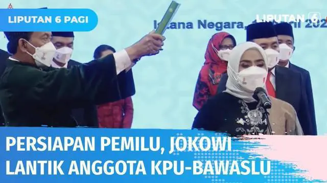 Presiden Joko Widodo melantik anggota baru KPU dan Bawaslu di tengah isu penundaan Pemilu. Dalam kesempatan itu, Presiden meminta anggota KPU dan Bawaslu untuk segera mempersiapkan Pemilu dan Pilkada 2024.