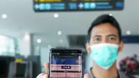 Digitalisasi surat hasil Tes COVID-19 di Bandara Soekarno-Hatta (dok: Humas)