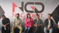 Rahayu Kertawiguna, CEO Nagaswara Music saat peluncuran Nagadigit di Hotel Yello Manggarai, Jakarta Selatan, Jumat (24/6/2022).