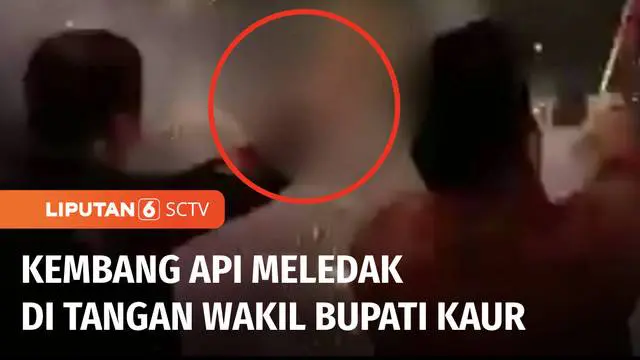 Wakil Bupati Kaur, Bengkulu, Herlian Muchrim menjadi korban ledakan kembang api di malam pergantian tahun. Herlian Muchrim harus menjalani operasi jari tangan karena mengalami luka cukup serius.