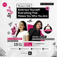 Women Talk Embrace Yourself: Everything That Makes You Who You Are with Olivia Jensen &amp; Randu Zulmi di Fimela Fest 2022