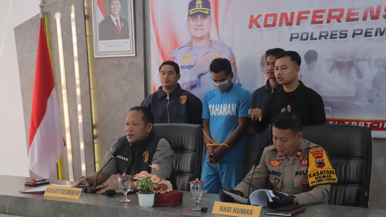 Konferensi pers ungkap kasus pembunuhan wanita di Pemalang