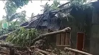 Flores Timur Dihantam Cuaca Ekstrem, 6 Rumah Warga dan Bangunan Sekolah Rusak