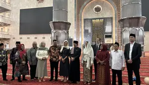 Putri Mahkota Victoria Menolak Pukul Bedug saat Kunjungi Masjid Istiqlal
