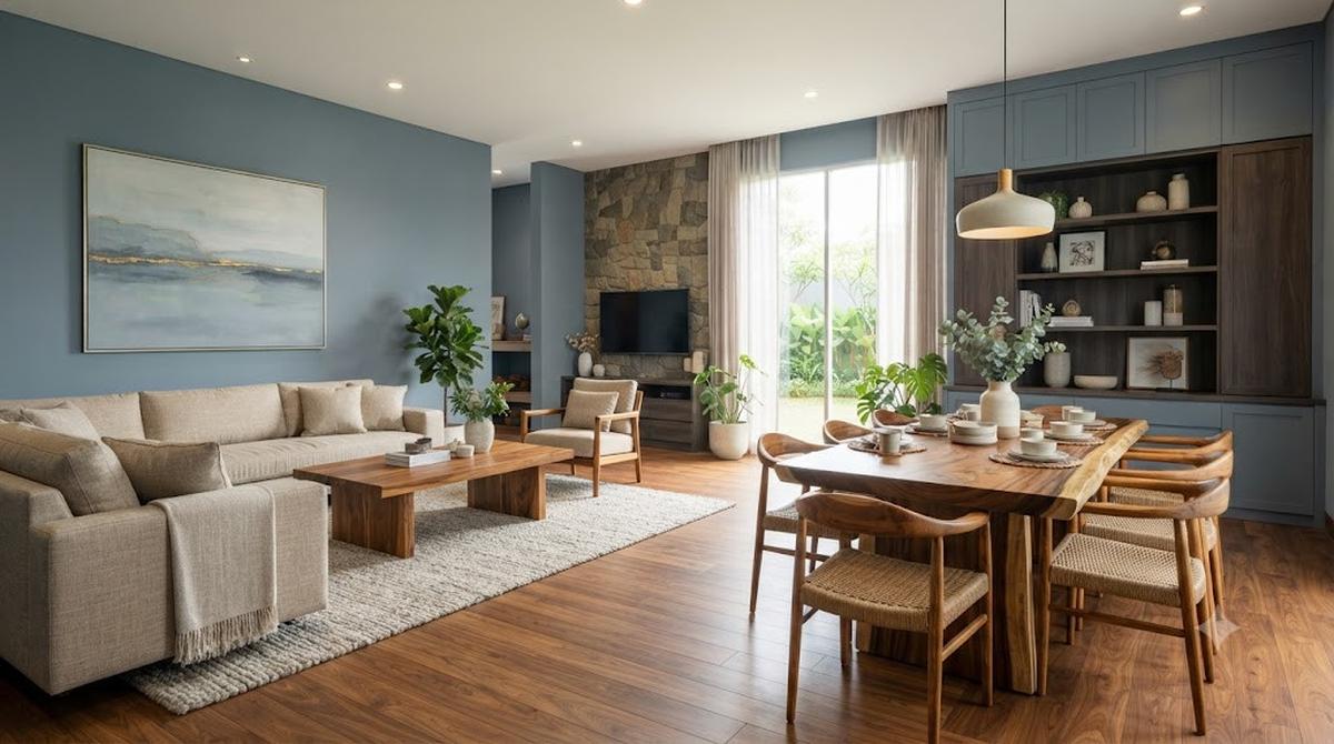 Warna Cat Rumah yang Cocok Dipadukan dengan Furnitur Kayu