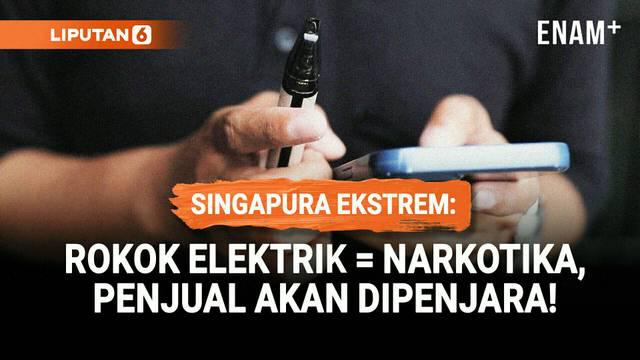 Pemerintah Singapura mengambil langkah ekstrem. Terkait penggunaan vape atau rokok elektrik, Perdana Menteri Lawrence Wong menegaskan, vape kini akan diperlakukan layaknya narkotika. Itu artinya, bukan sekadar denda, tetapi juga ancaman hukuman penja...