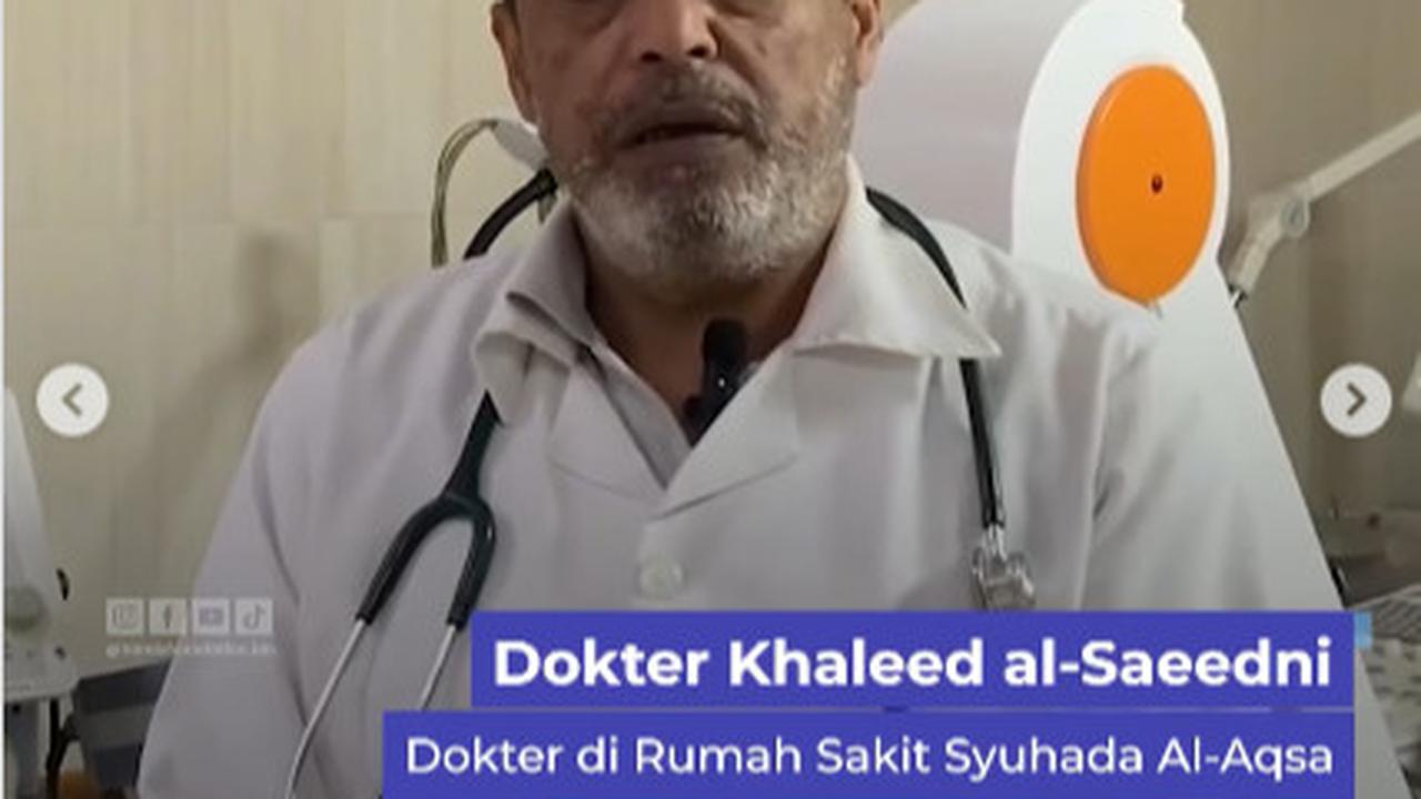 Ini Contoh Nyata Dokter Punya Dedikasi Luar Biasa, Tetap Mengobati Warga Gaza Meski Satu Kakinya Diamputasi karena Bom Israel