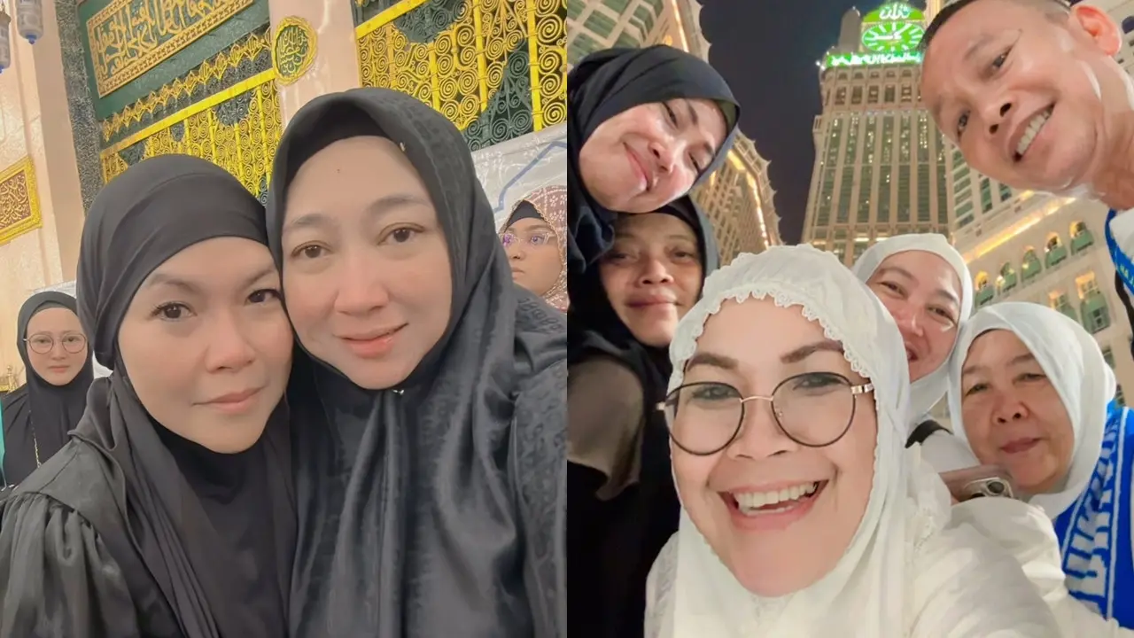 Umi Kalsum, Ayah Ojak umroh bareng Besan